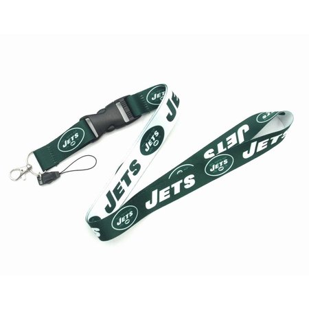 New York Jets NFL Neck Lanyard Football Teams Detachable Strap Lanyards for Cellphone Holder